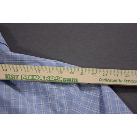 Brooks Brothers Mens Madison Non Iron Supima Cotton Plaid Dress Shirt 17  - 36 - Picture 4 of 9